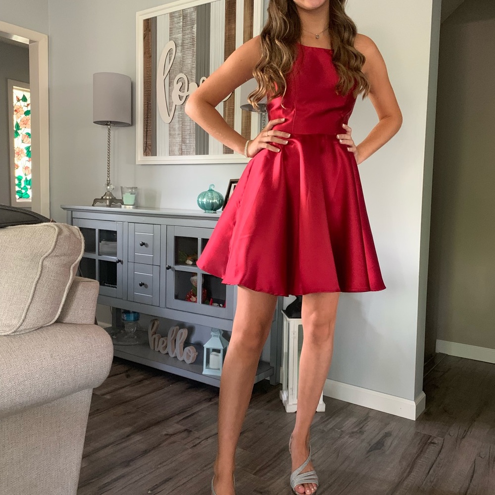Red dress like new